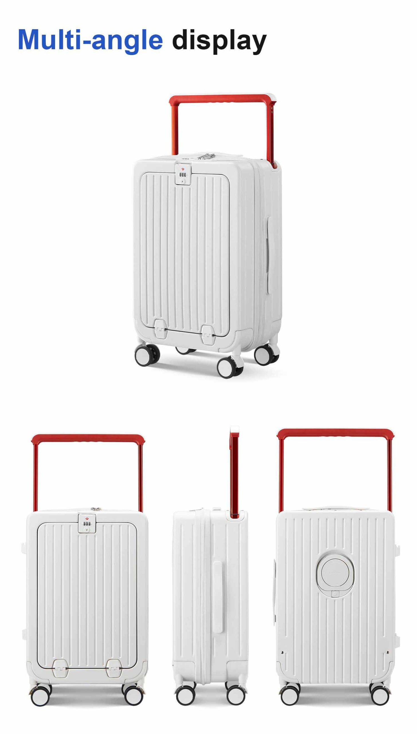 Front Laptop Pocket Luggage Set