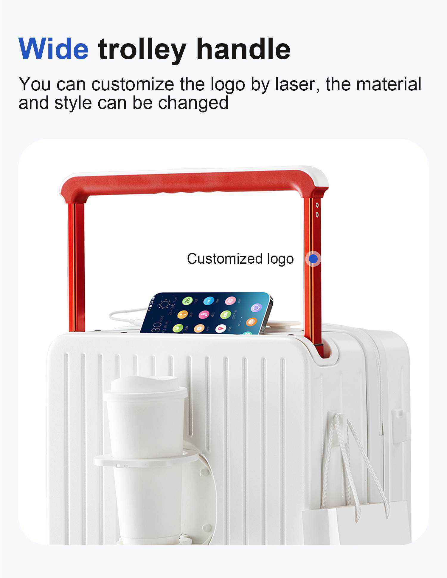 Multifunctional Front Opening Luggage