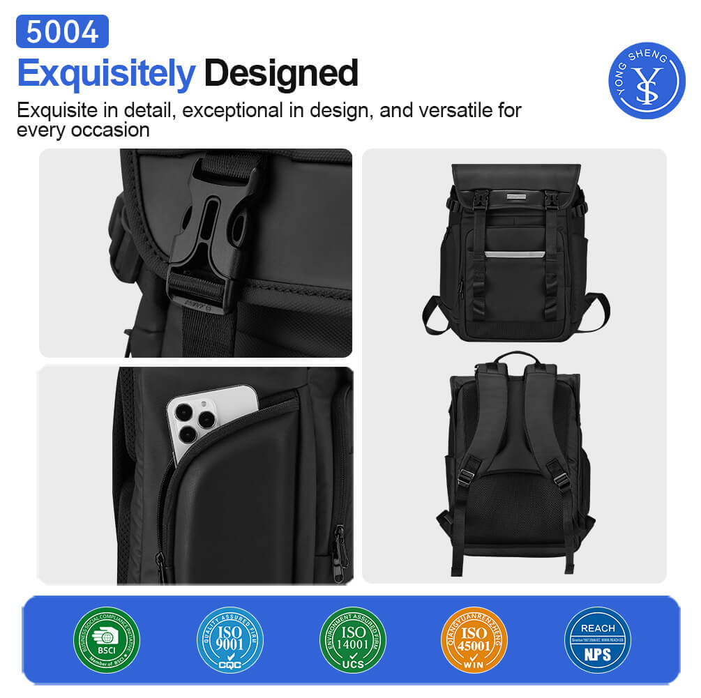 Zipper Waterproof Computer Backpack