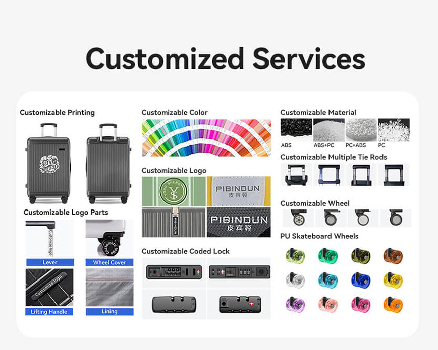 travelling trolley suitcases