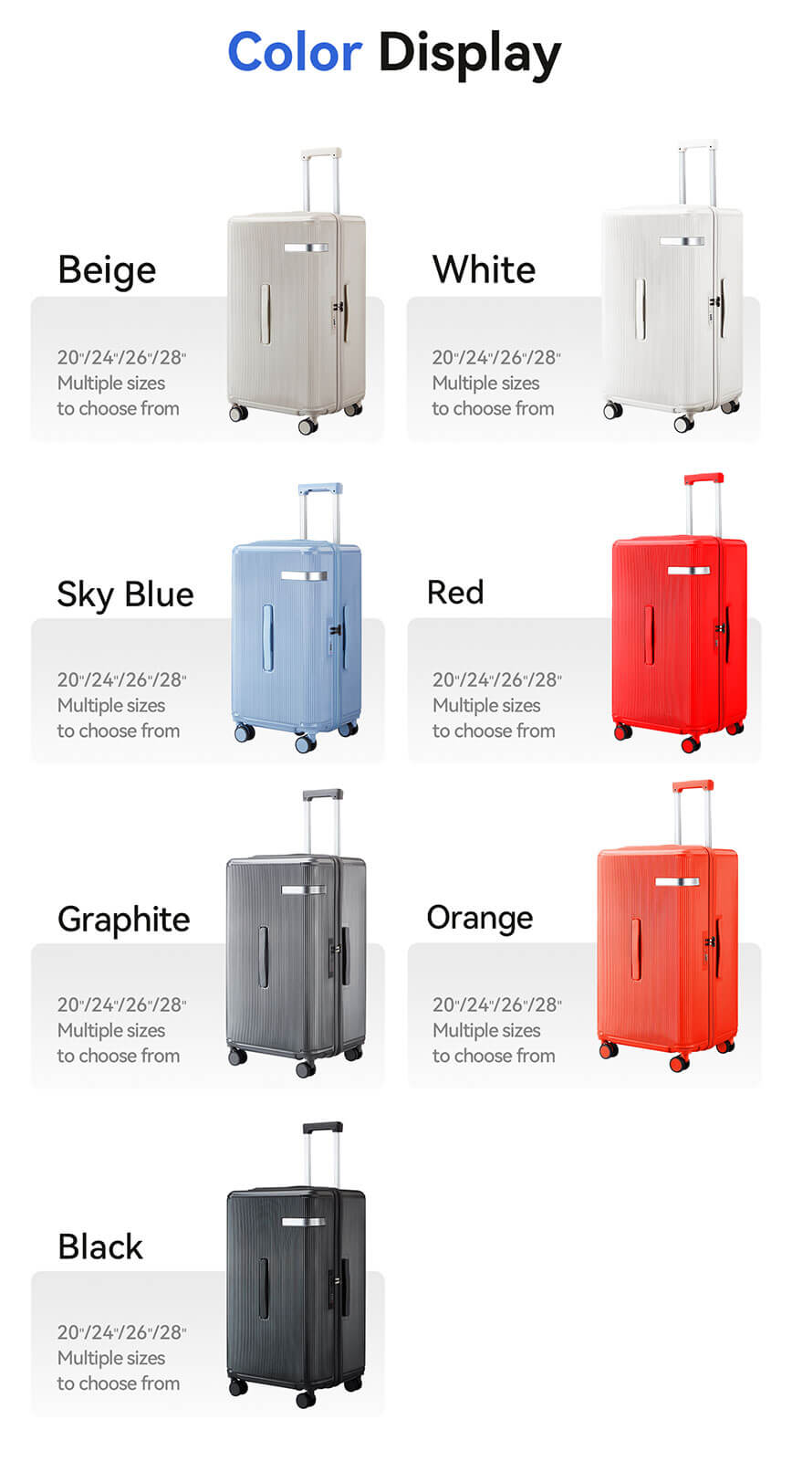 Customized logo travel bag luggage