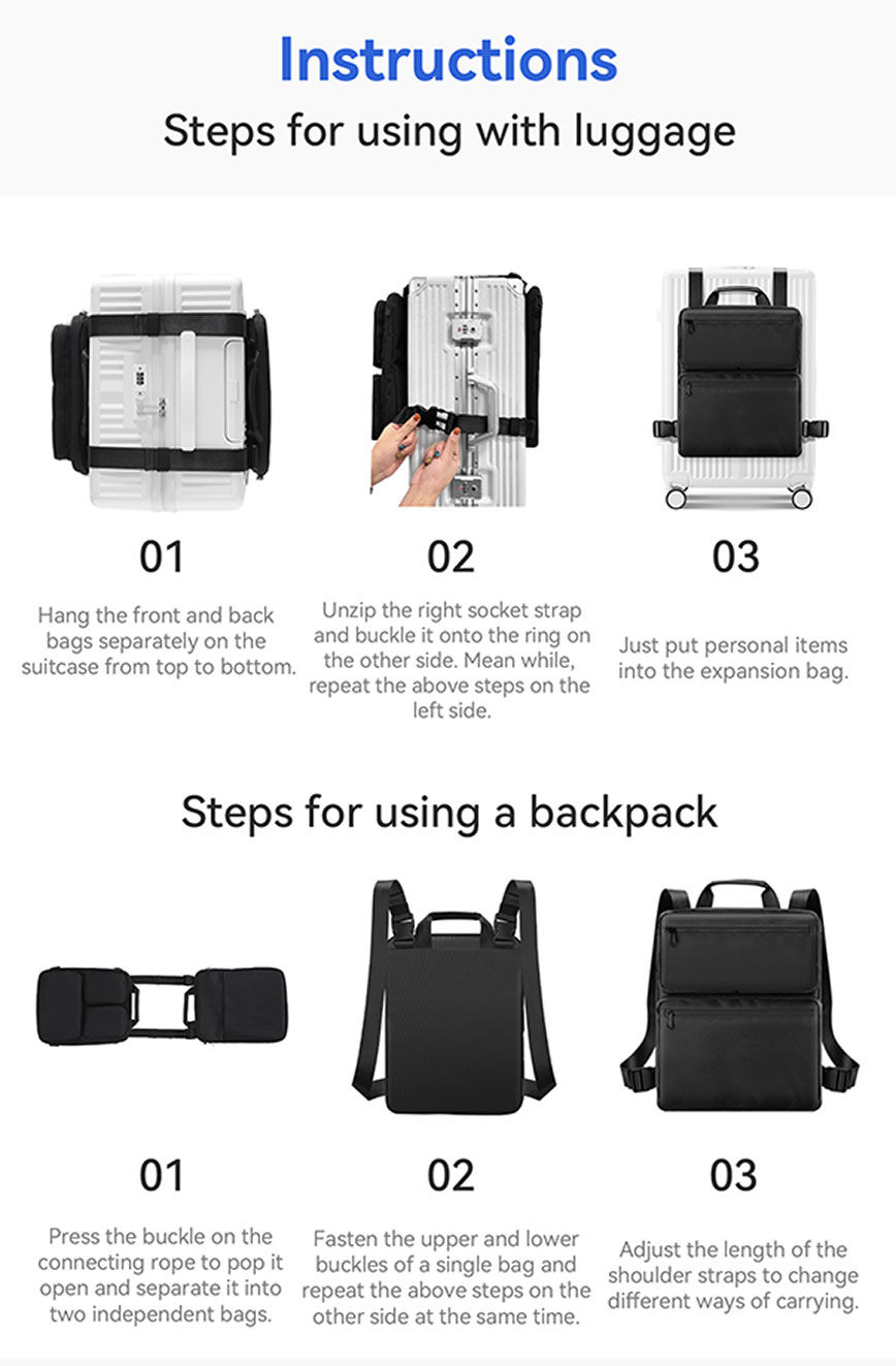 Fashionable Luggage Harness