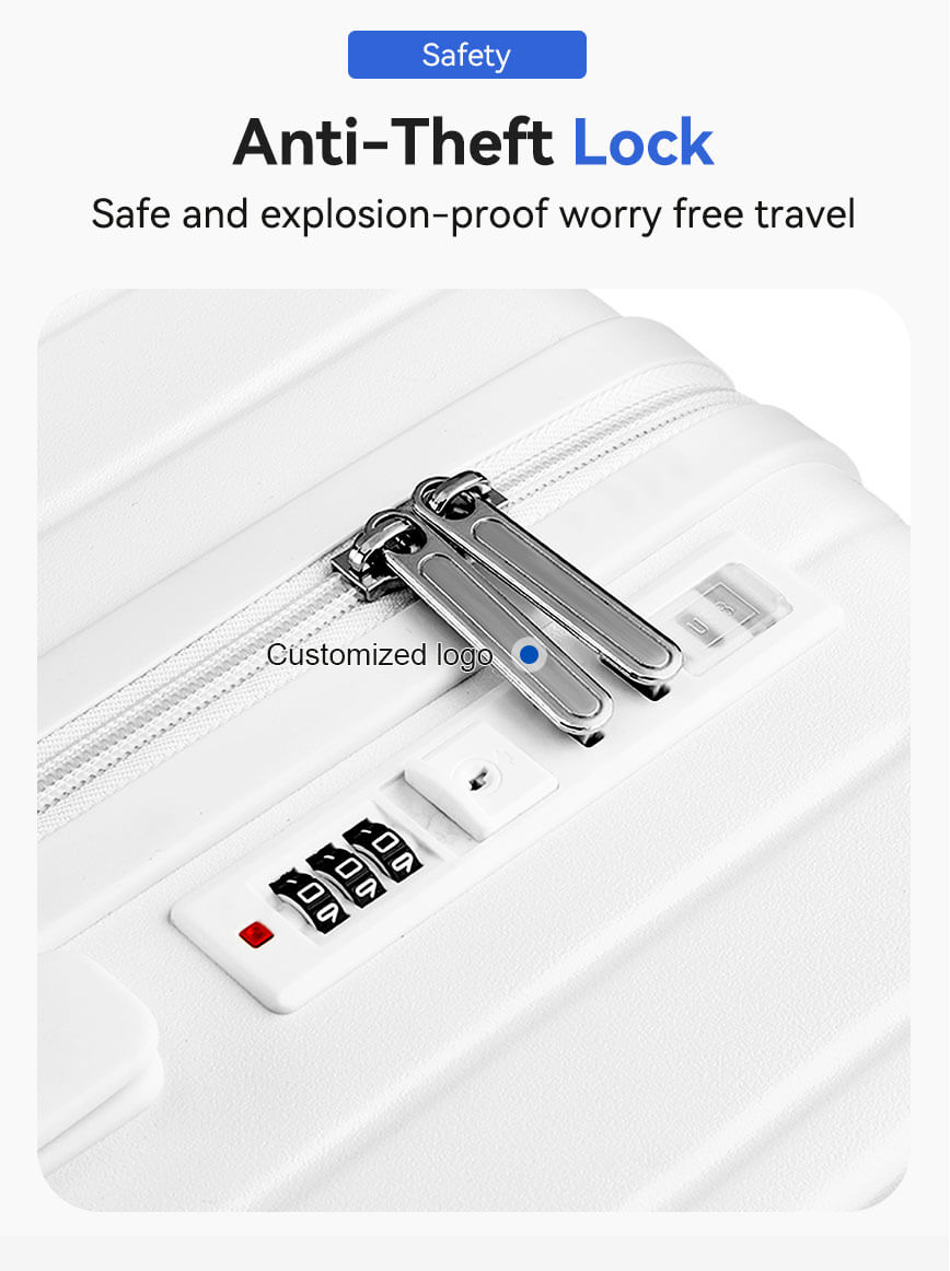 Suitcase set with Anti-Theft lock