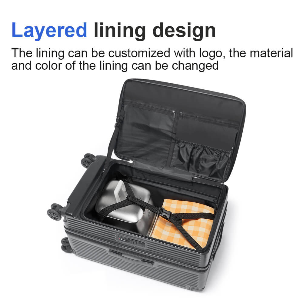 Multi-Function Wide Handle Luggage