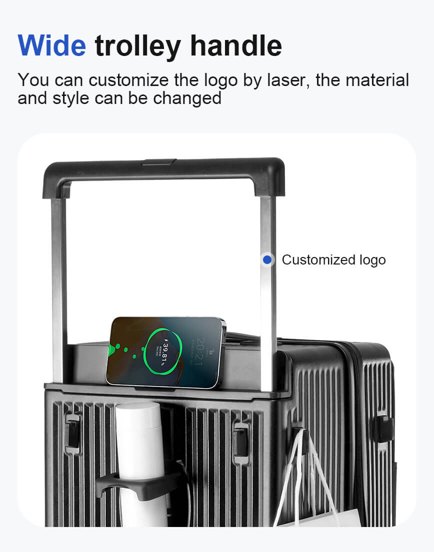 Multi-Function Wide Handle Luggage